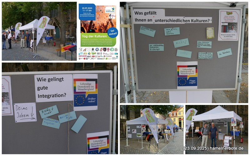 Verlaufsbericht: Denkanstoß-Infostand am Tag der Kulturen 2025